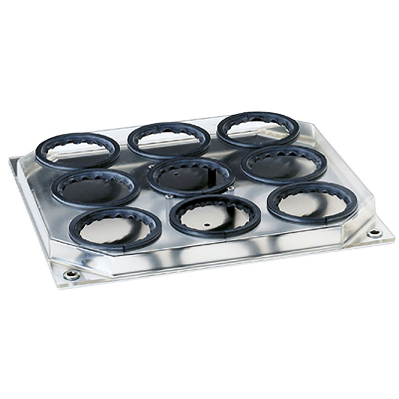[2650192] Tray for 9 x 100 ml flasks