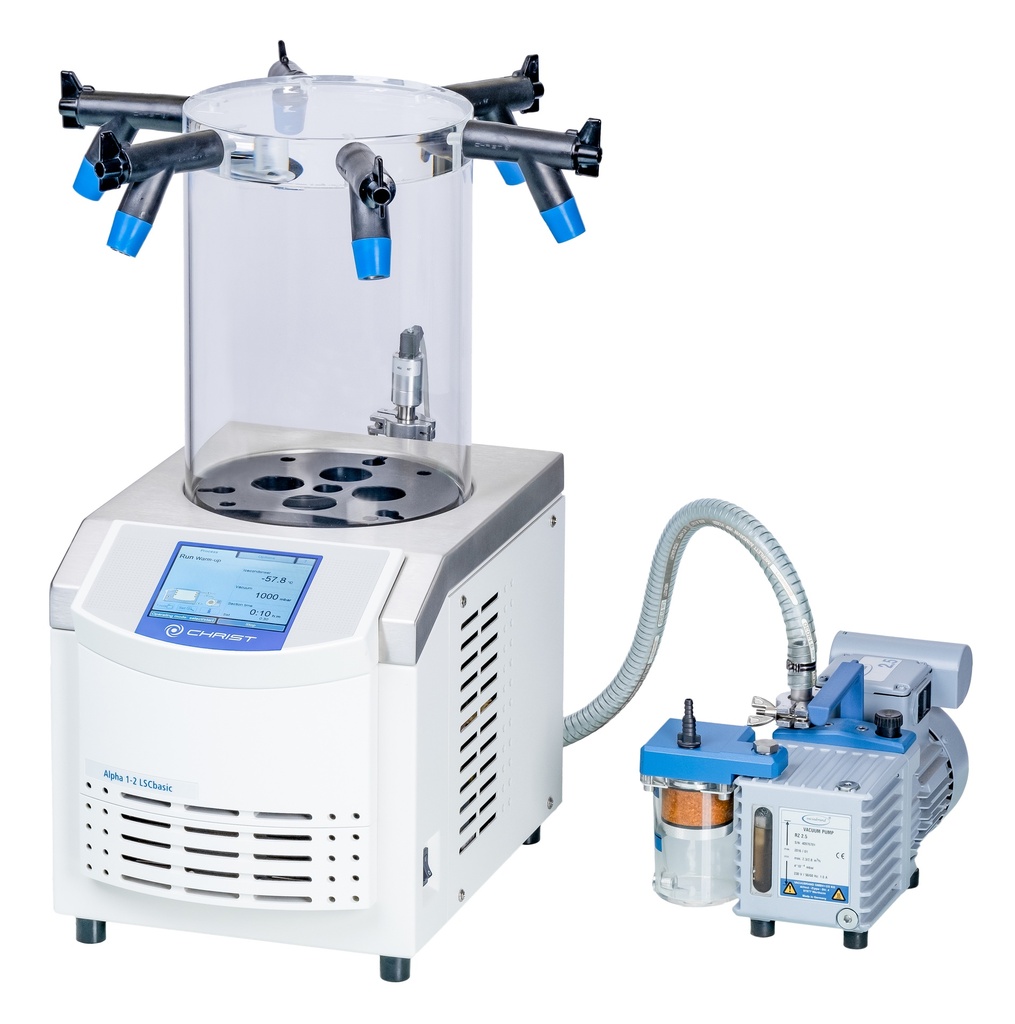 [2802025] Freeze dryer Christ Alpha 1-2 LSCbasic, complete system