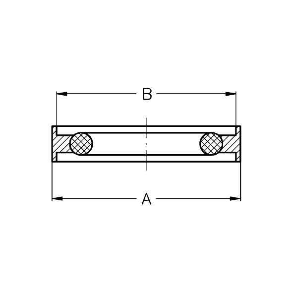 [28122107] NW50 outer ring alu/NBR