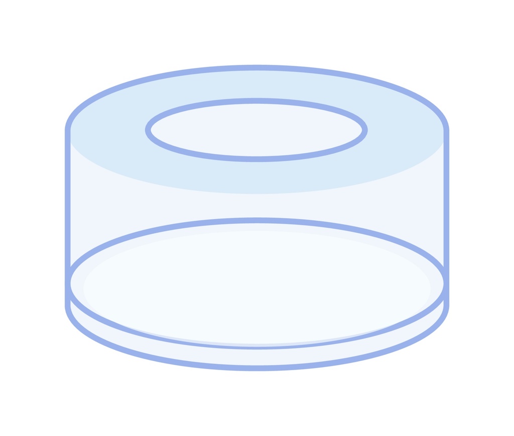 Snap caps, Macherey-Nagel, N 11, clear PE
