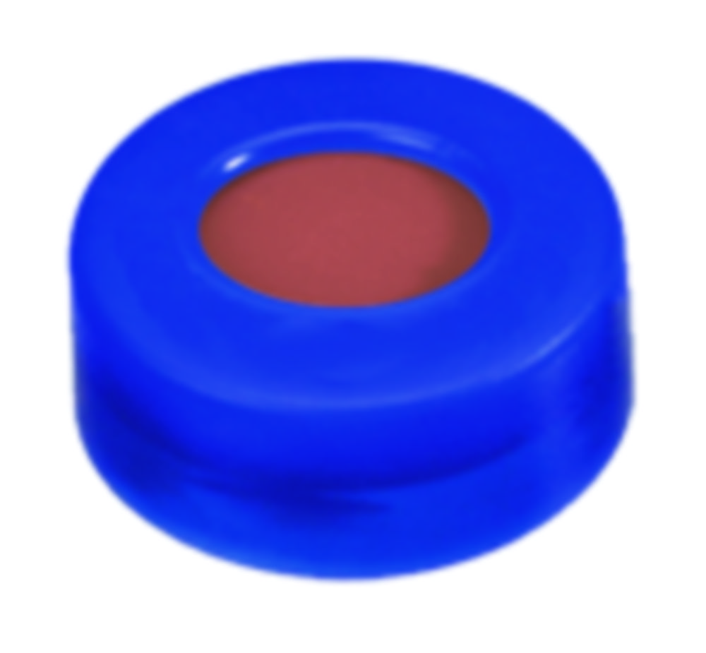 Snap caps, LLG, N 11, blue PE w. hole, rubber/PTFE 45 A