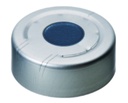 Crimp seals for headspace vials, LLG, N 20, alu pressure release seals, butyl/PTFE 50 A, Pharma-Fix