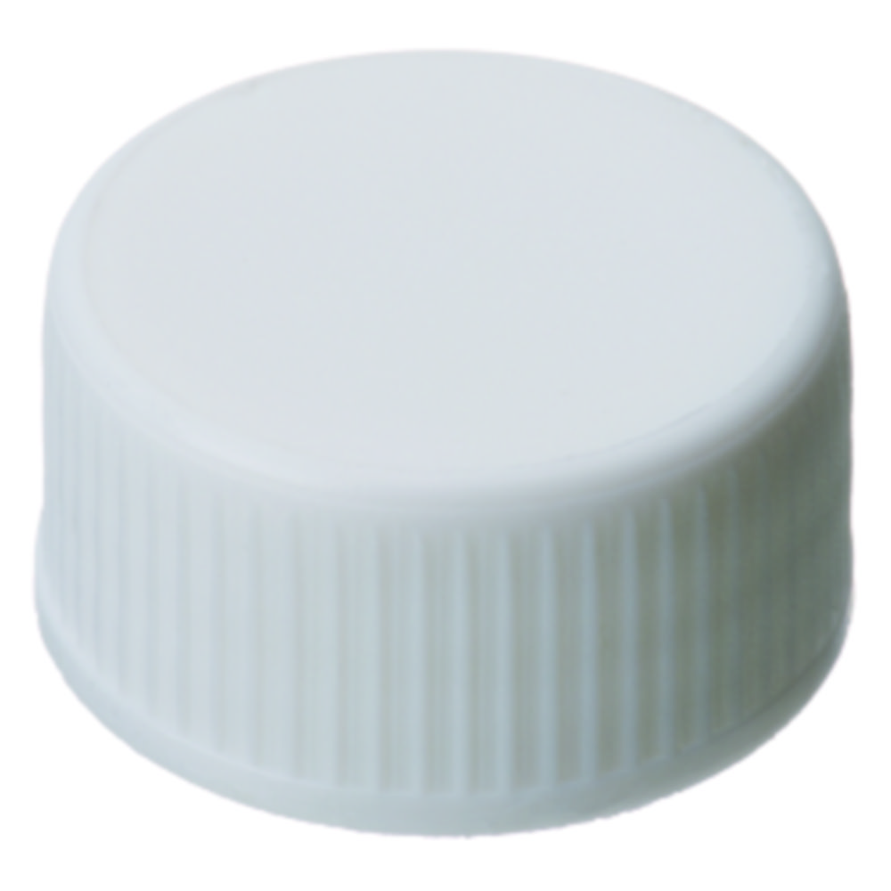 Screw cap, LLG, N 24, white PP
