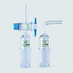 [4008365] Adapter for tubing, with PTFE stopcock, cone NS 14