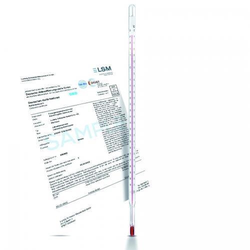 [4658579] Precision thermometer 0 - +50°C in 0.1°C, 420 mm