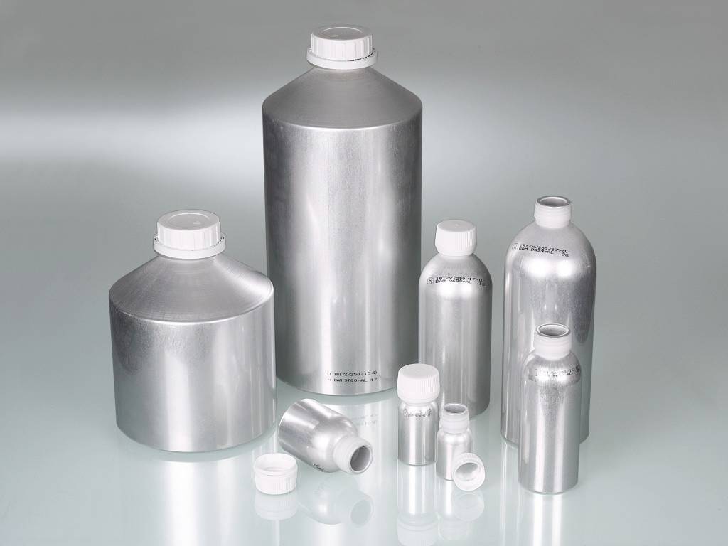 [1370011] Alu-flask w/screw cap 120 ml, 10 pcs