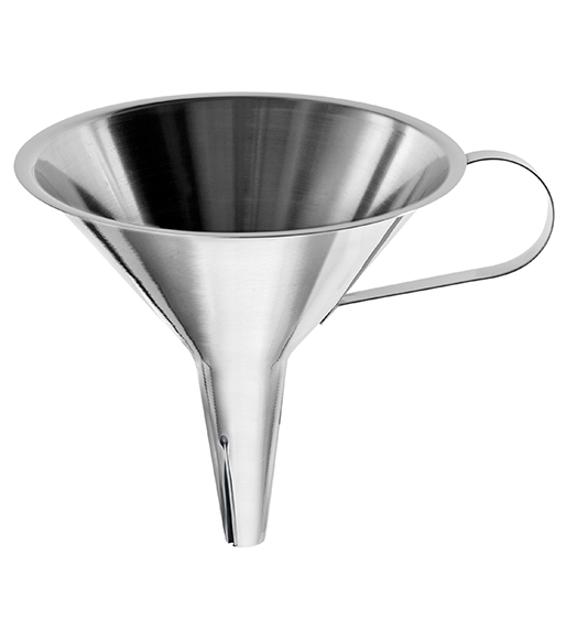 Funnel 200 mm stainless steel