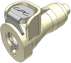 [4662905] 1/16" Hose Barb Valved In-Line coupling body