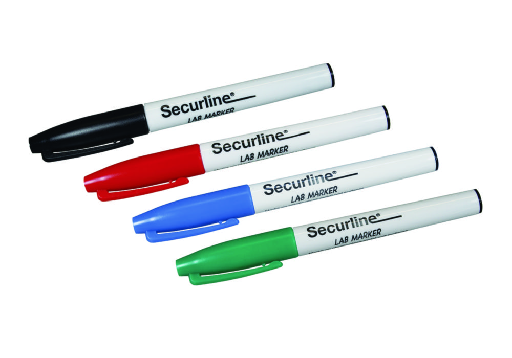 [4665487] Lab-Marker Securline® black fine tip pack of 10