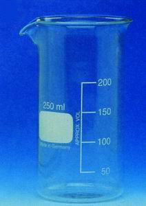 Beaker tall form 100ml. 10/pk
