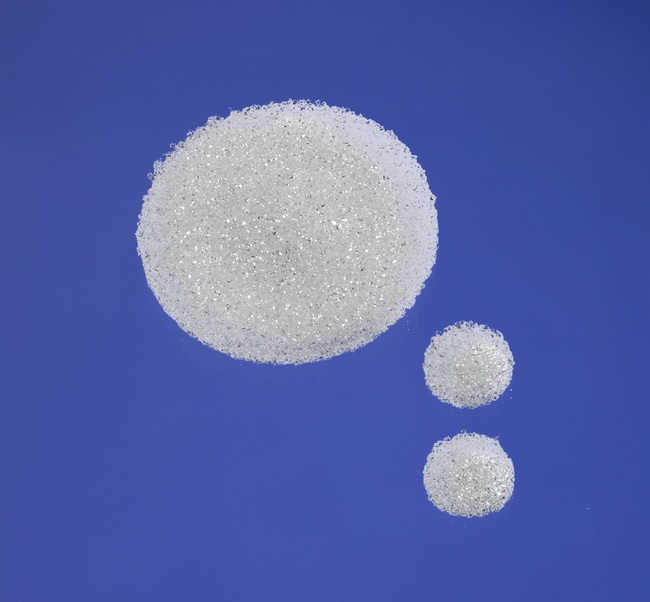 Filter plate in sintered glass, ROBU VitraPOR, Ø90 mm, por. 4, 10-16 µm