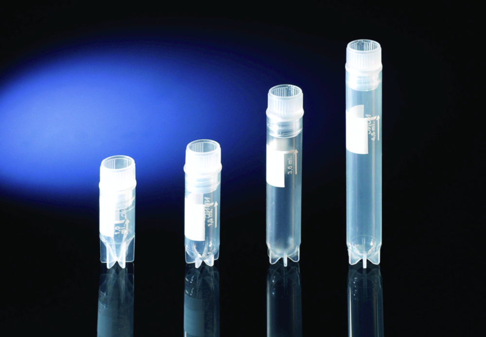 Cryotube, Nunc, PP, sterile, ext. thread, conical star-shaped, 1 ml, 2000 pcs.