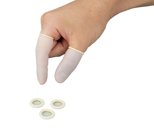 Protective gloves, As One Corporation ASPURE Finger Cots, size M