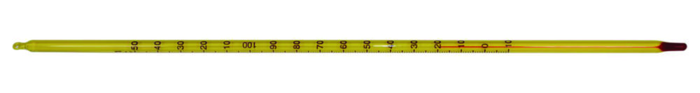 [4679534] Glass thermometer, LLG, "Economy", red, -10 - +50°C, 1°C