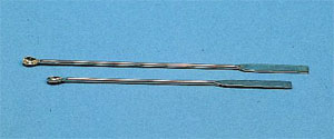 Microspoon, stainless steel, 150x5 mm