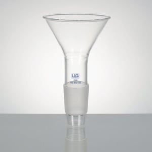 Powder funnel, LLG, NS 29/32, boro 3.3, D 120 mm, 2 pcs