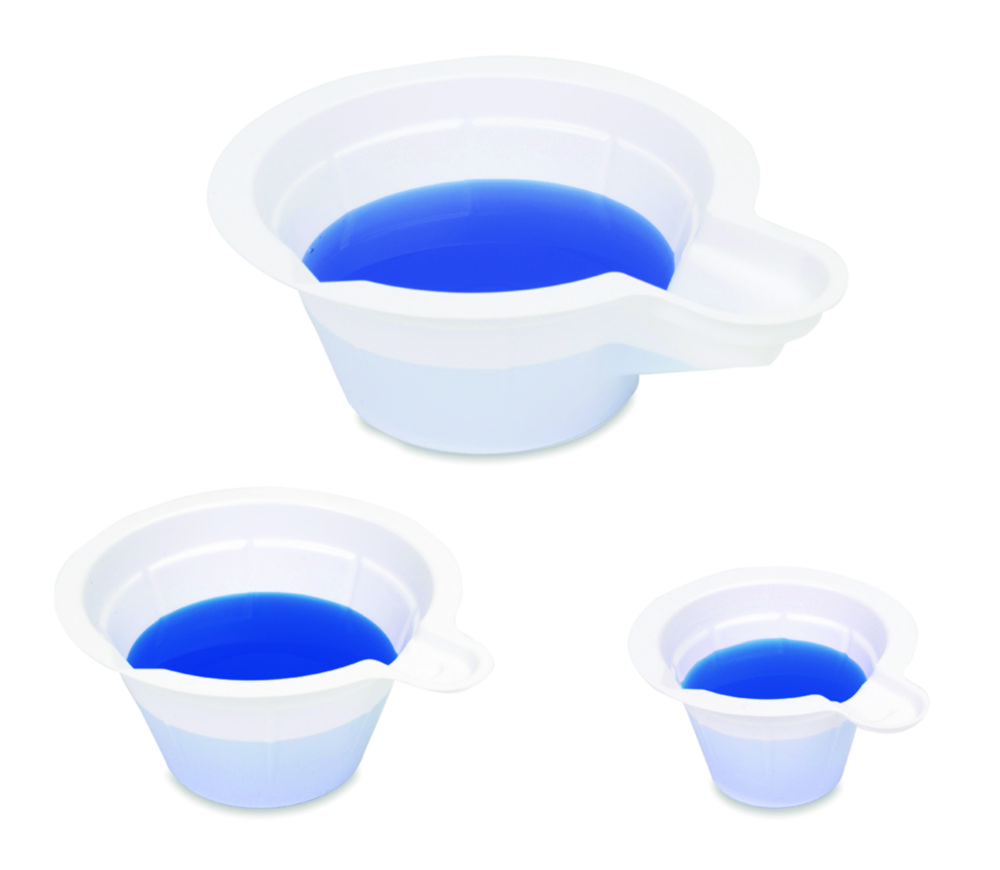 Disposable weighing boats 100 mL, PS