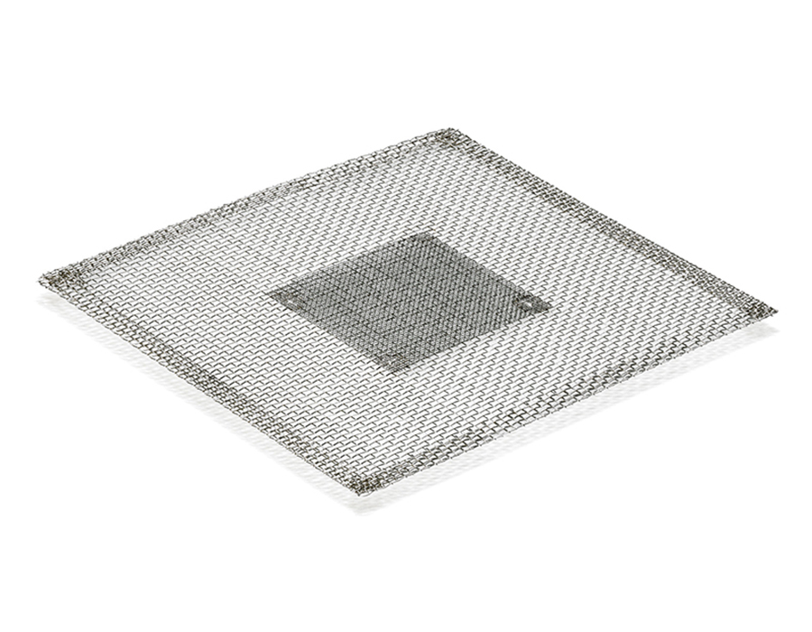 Gauze with stainless steel centre, 195 x 195 mm