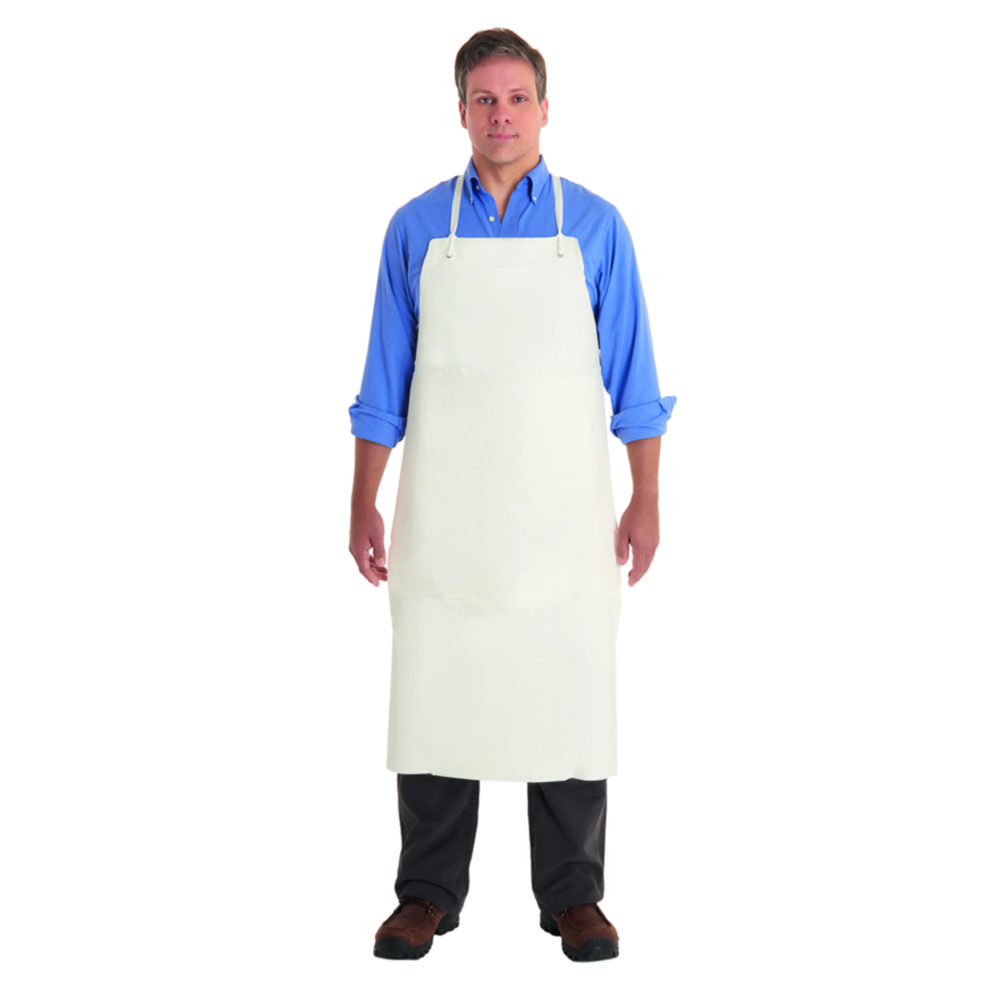[4688611] Protective Apron, Ansell Healthcare AlphaTec 56-101, vinyl, white