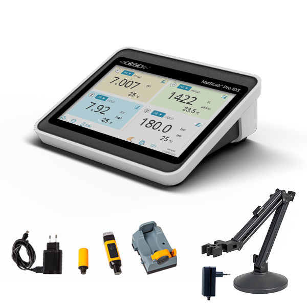 [4712716] Multiparameter meter, WTW MultiLab Pro 40 IDS IDS Set WL, 4 channels, w. wireless kit