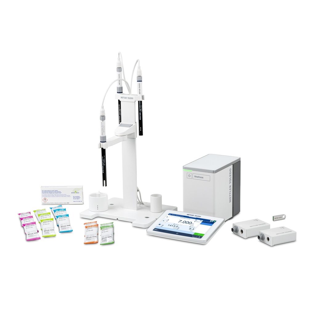 [4714542] pH/DO/Conductivity meter, Mettler-Toledo NineFocus NF2340 Kit
