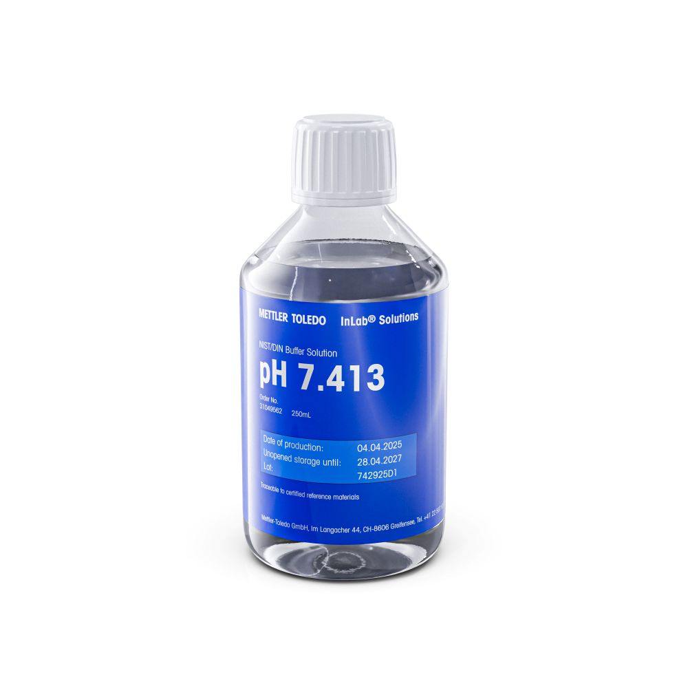 [4714568] Buffer, Mettler-Toledo, pH 7,413 ±0,010, NIST/DIN 19266, 250 mL