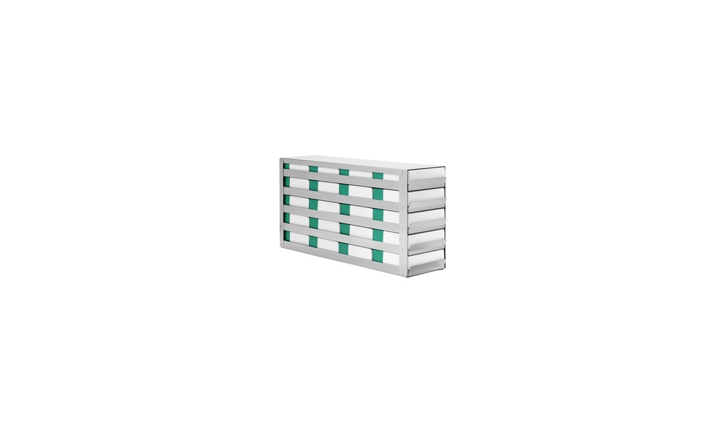 [4921600] Comfort sliding rack upright freezer, TENAK, 50 mm box, h:223 x w:140 x d:562 mm, 4 x 4 boxes