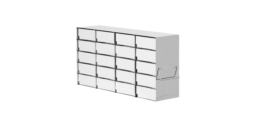 [4923134] Standard rack upright freezer, TENAK, 50 mm boxes, h:278 x b:139 x d:561 mm, 5 x 4 boxes