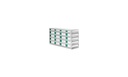 Comfort sliding rack upright freezer, TENAK, 50 mm box, h:278 x w:140 x d:562 mm, 5 x 4 boxes