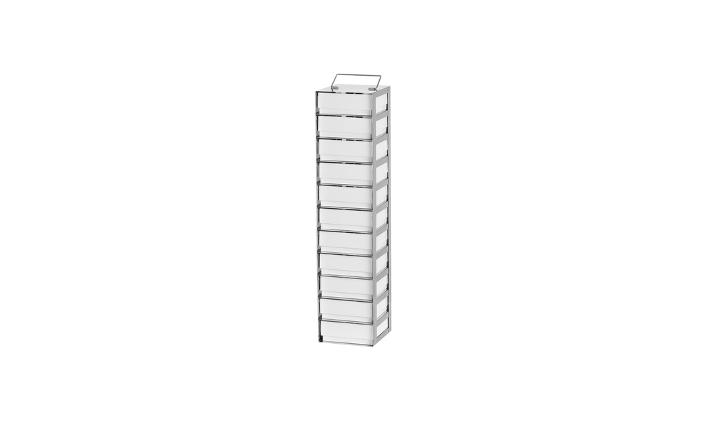 [4924512] Comfort rack chest freezer, TENAK, 50 mm box, h:554 x w:140 x d:140 mm, 10 boxes