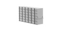 Standard rack upright freezer, TENAK, 25 mm MTP, h:271 x w:135 x d:540 mm, 10 x 6 shelves
