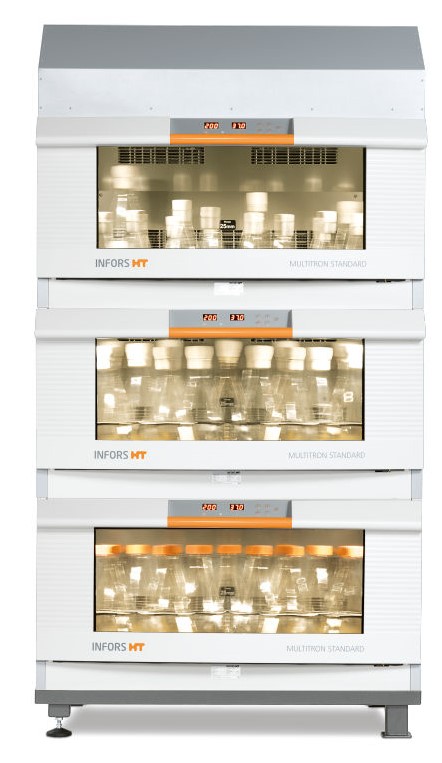 Shaking incubator, Multitron std. 2 - Triple, Low base, Ø25 mm