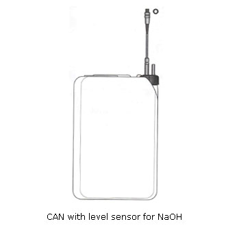 [4960330] canister set with 2 canister H2O +NaOH