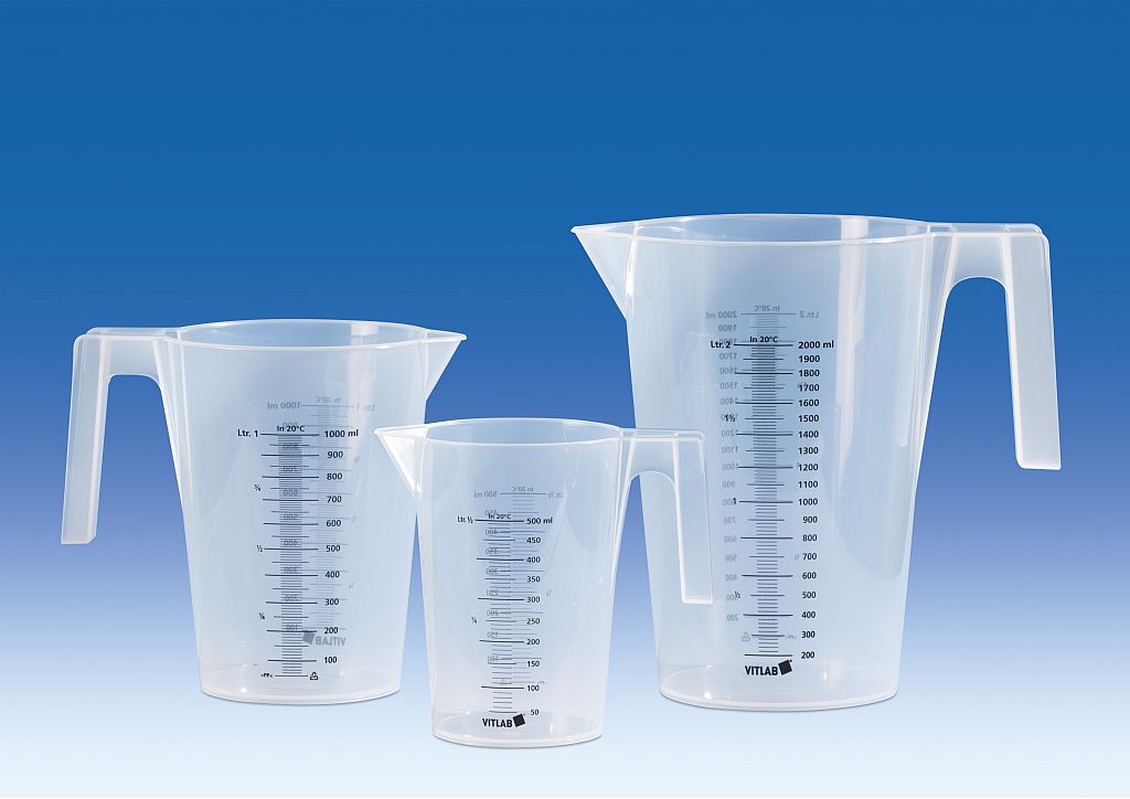 [1470348] PP measuring jars 1000 ml stackable