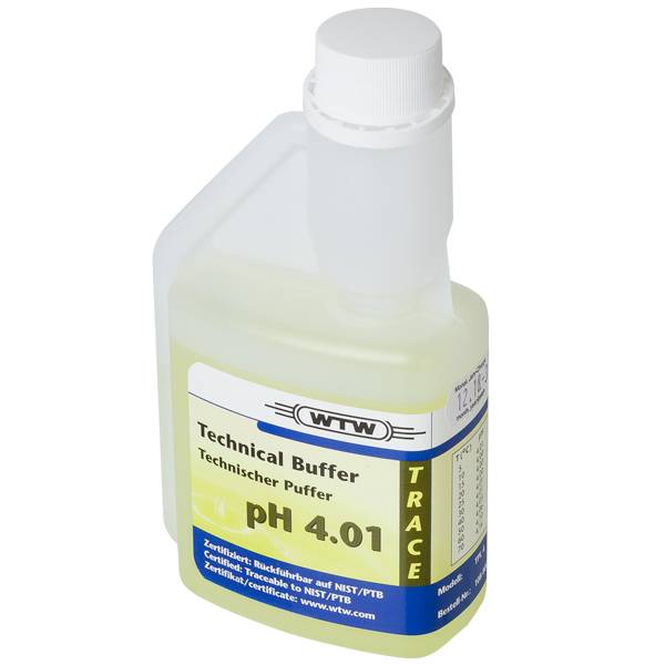 [51108800] Buffer, technical, WTW, yellow, pH 4,01 ±0,03, 250 mL