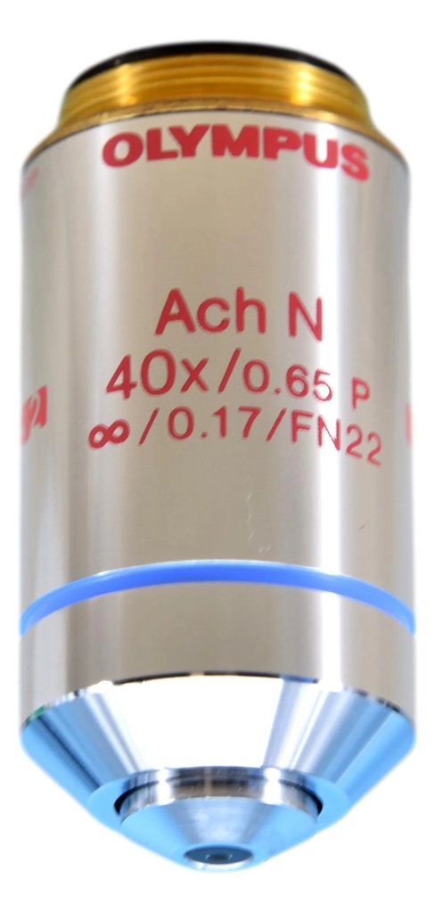 Objective, Olympus ACHN40XP/0.65, Strainfree Achromat Pol, 40x, FN22