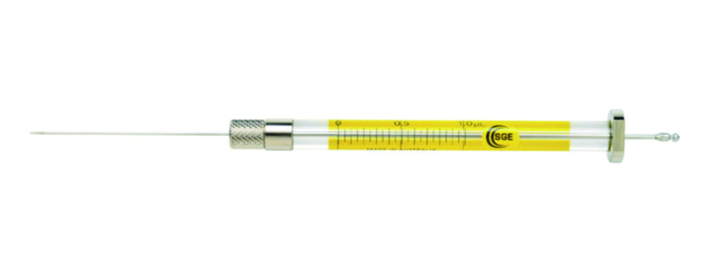 [6050962] GC syring, gauge 23 (0.63 mm), fixed needle, 10 µl