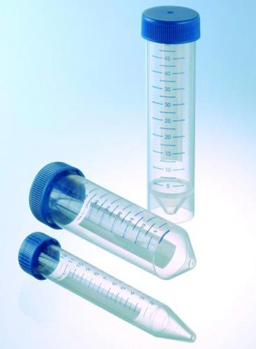 Tubes, 50 ml, PP, 30x115 mm, pack of 300, sterile