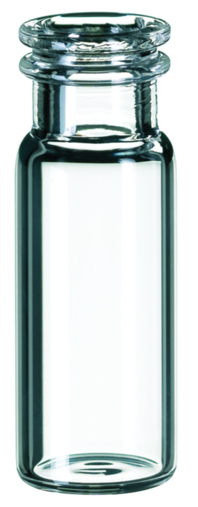 [6073833] Vials w. snap neck, LLG, N 11 snap ring, wide opening, 1,5 mL, clear