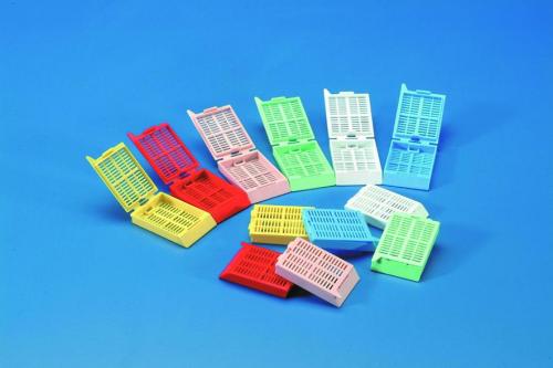 [6207173] Tissue embedding cassette, white UNI type, POM