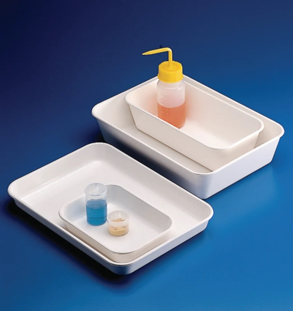 [6224952] Tray for suitable foodstuffs and general laboratory use, ABS white, 252 x 353 x 21 mm