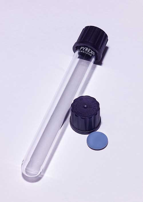 Culture tubes 12 ml, Pyrex 16x100 mm, screw cap, t