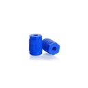 [6227781] Screw cap w. hole, DURAN, PP, GL 14, 1 x tube connection
