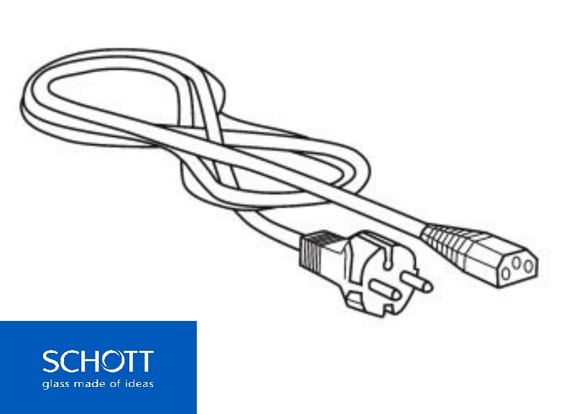 Line cord EU, 1.8m, KL 1500, KL 1600 and KL 2500