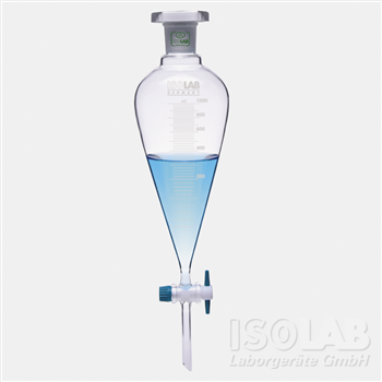 Sqiubb separat.funnels 1000ml w/graduations teflo