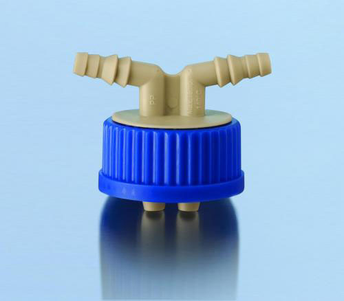 Screw-cap GL 45, with 2 olives, 6-9 mm