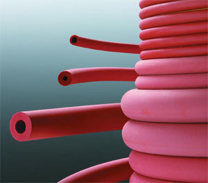 [1480011] Rubber tubing red 3x1,5 mm