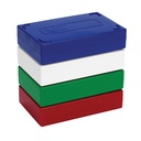 Microscope slide box,green, f/25 microscope slides
