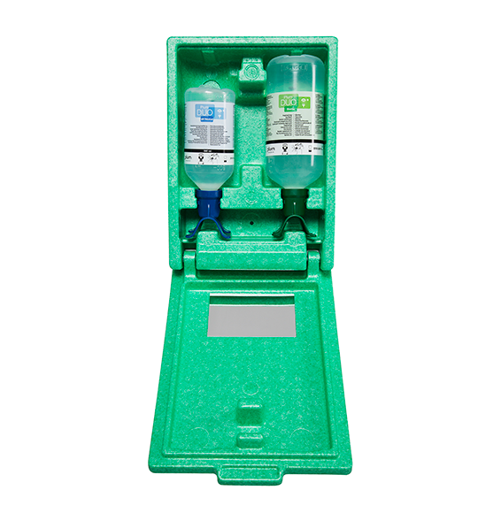 [6253311] Eye wash emergency station DUO, B-Safety, wall-mounting