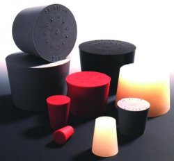 Rubberstop w.1 hole 24x18x30